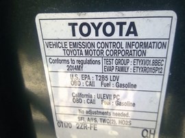 2014 TOYOTA COROLLA, GREEN, LE, 1.8L, AT,  Z25097